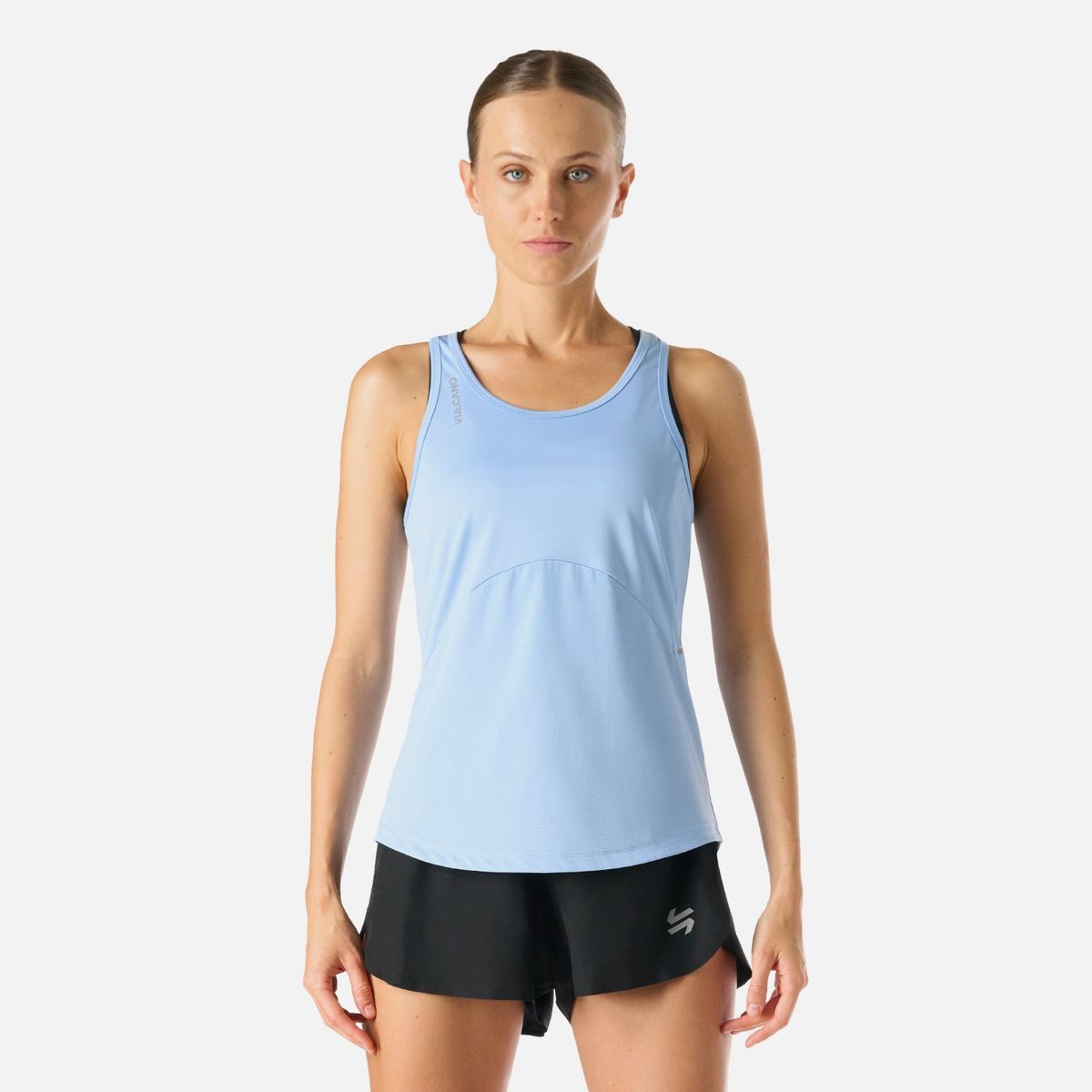 VULCANO - Polera Mujer Built To Move Tank Top Celeste Vulcano