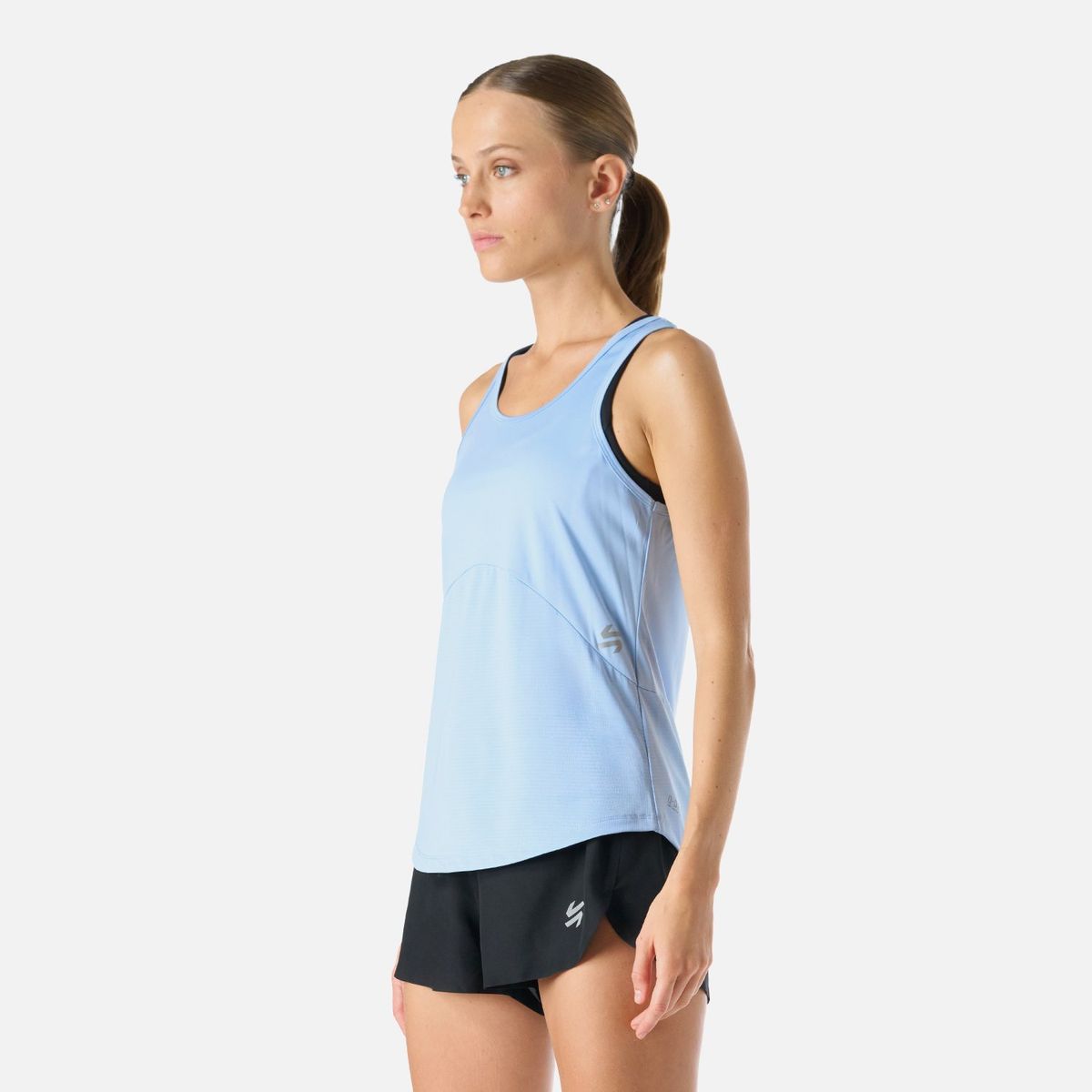 VULCANO - Polera Mujer Built To Move Tank Top Celeste Vulcano