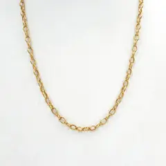 ELLA JOYAS - Cadena Rolo Ovalada Oro 18k
