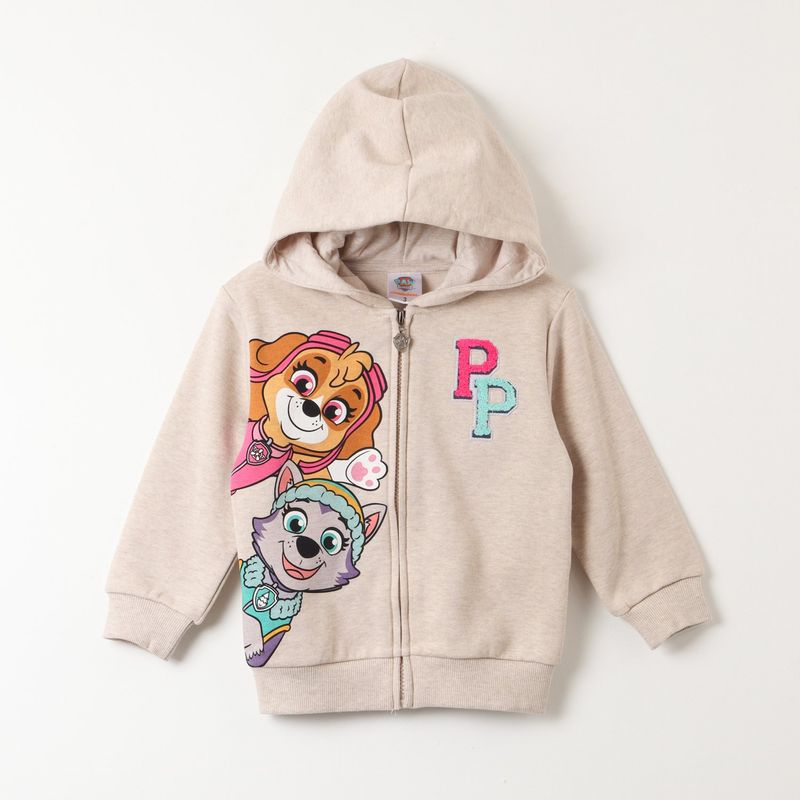 PAW PATROL - Poleron Abierto Niña Ice Cream Gris Paw Patrol