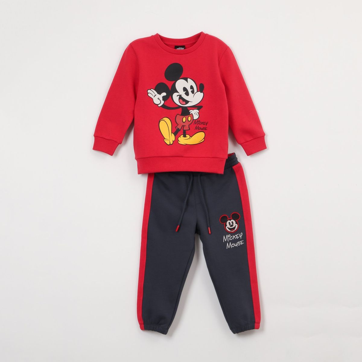 DISNEY - Conjunto Mickey Mouse Disney Polerón y Pantalón - Niños 2-6 Años