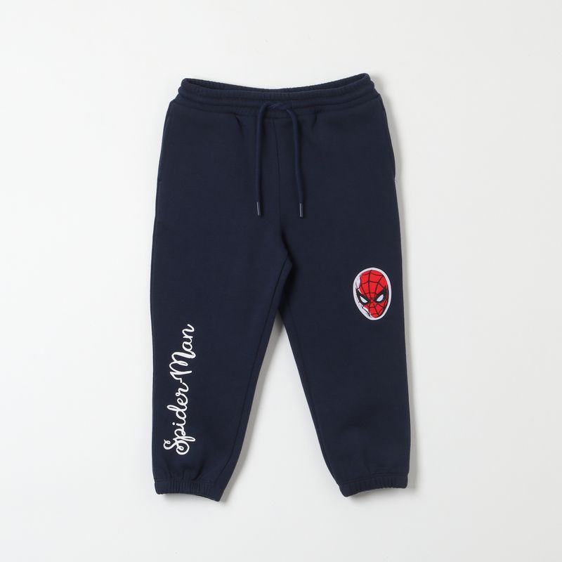 MARVEL - Pantalon De Buzo Niño Spiderman Logo Azul Marvel