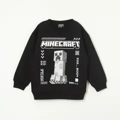 MINECRAFT - Polerón Estampado Creeper Negro - Niños 4-12 Años