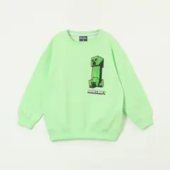 MINECRAFT - Polerón Oficial Creeper Verde Menta - Niños 4-14 Años
