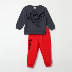 MARVEL - Conjunto Niño Spidey Swinging Gris