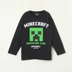 MINECRAFT - Polera Manga Larga Adventure Club con Creeper - Niños 4-12 Años