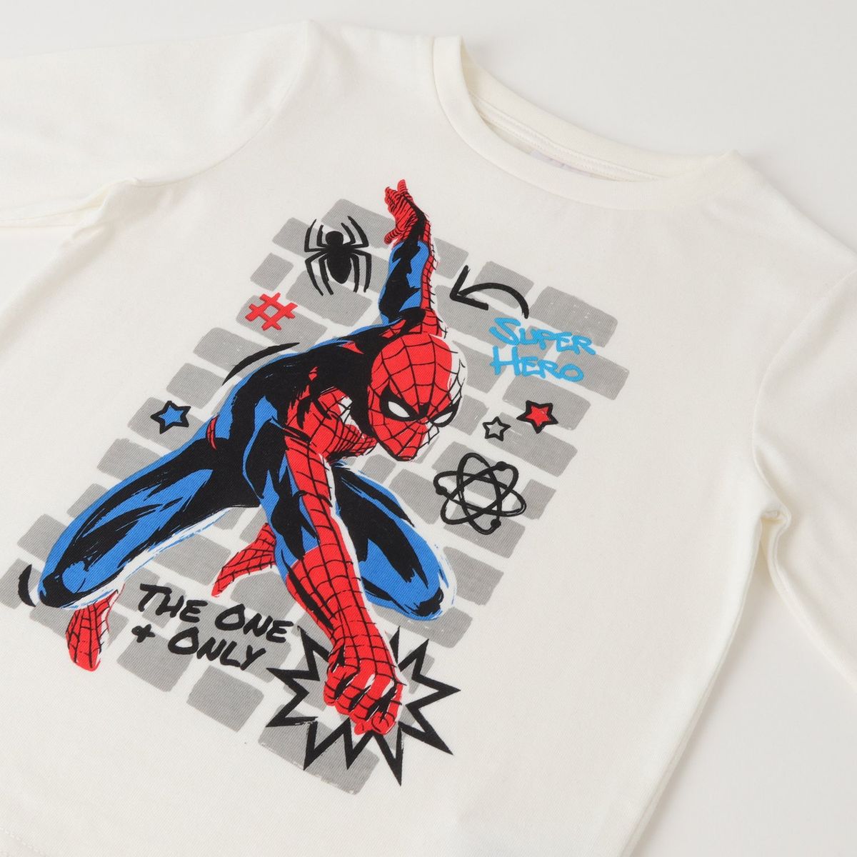 MARVEL - Polera Manga Larga Niño Spiderman The One Blanco Marvel