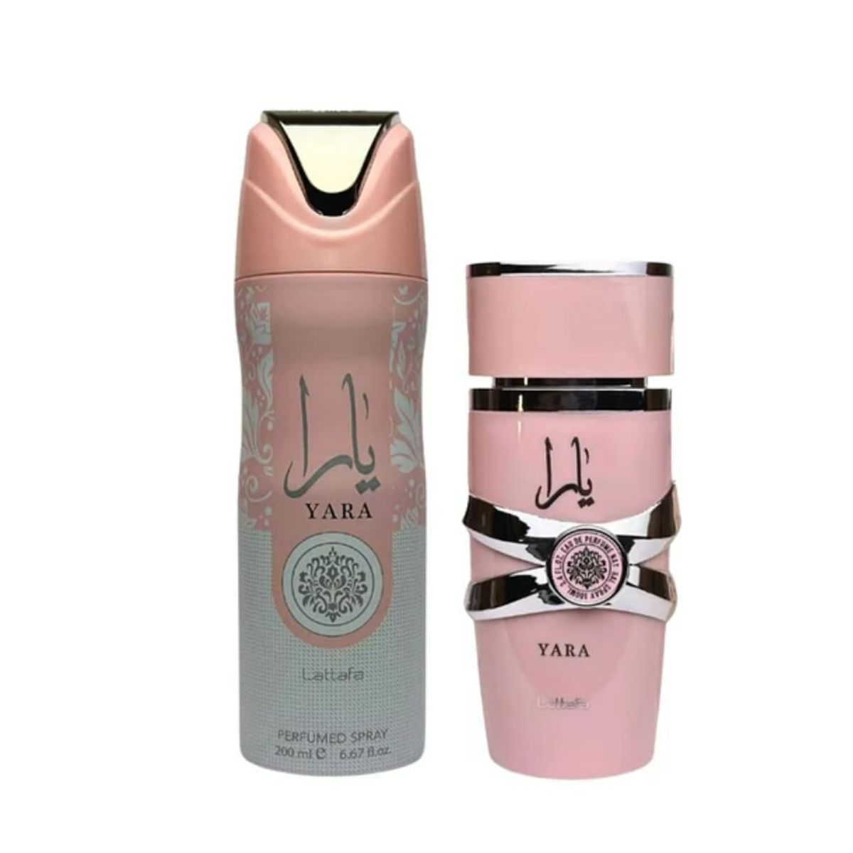 LATTAFA - Set Yara EDP Mujer 100 ml + Desodorante Spray 200 ml Lattafa