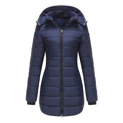 Imagen 2 del producto Parka Mujer Impermeable Capucha Desmontable Forro Polar Invierno