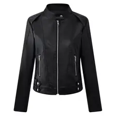 GIOIO - Chaqueta Cuero Parka Impermeable Coleccion Primavera Verano