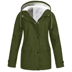 GIOIO - Chamarra Chamarra Impermeable Dama Rompeviento