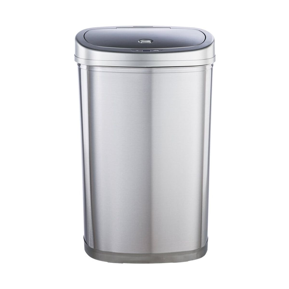 NINESTARS - Basurero Automatico Papelera Inteligente Sensor 50 L Silver