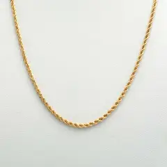 ELLA JOYAS - Cadena Tourbillon Oro Amarillo 18k - 50cm