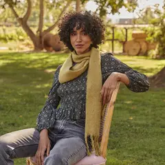 LOUNGE - Blusa Boho Panal De Abejas