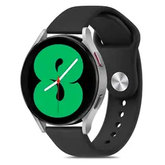 JOICO - Correa de Goma Compatible Con Samsung Galaxy Watch 20mm Negro