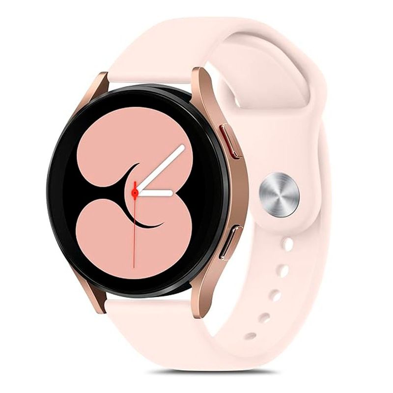 JOIGO - Correa de Goma Compatible Con Samsung Galaxy Watch 20mm Rosado.