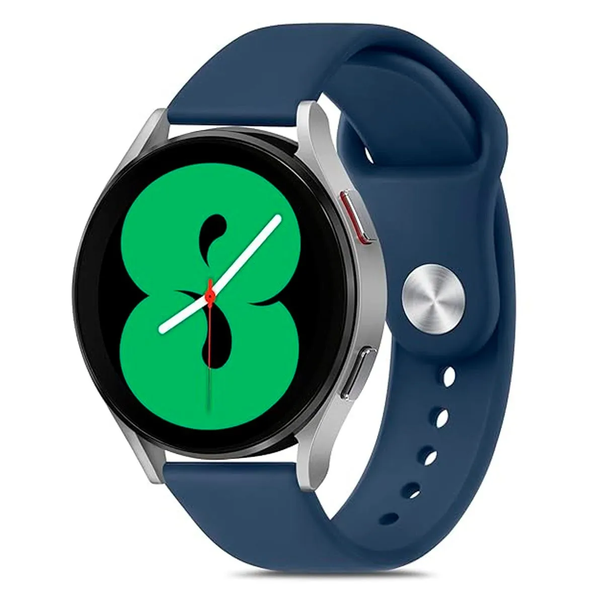JOIGO - Correa de Goma Compatible Con Samsung Galaxy Watch 20mm Azul