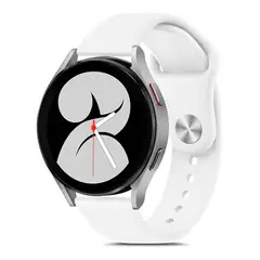 JOICO - Correa de Goma Compatible Con Samsung Galaxy Watch 20mm Blanco