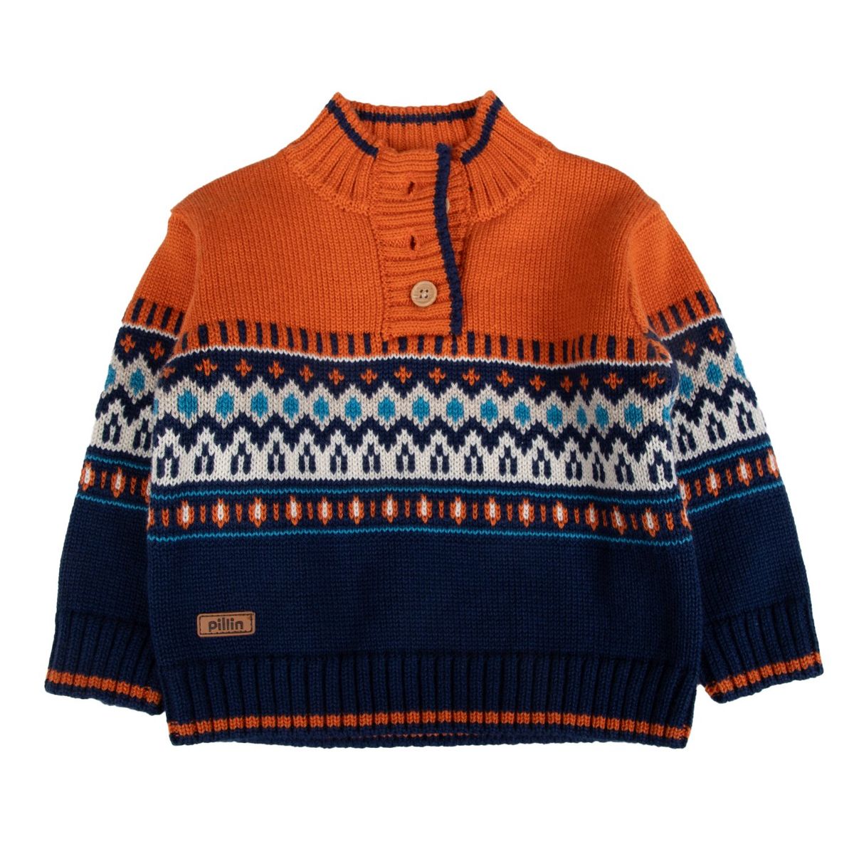 PILLIN - Chaleco Bebe  Azul Pillin ( PVB909-25AZU )