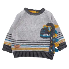 PILLIN - Chaleco Bebe Gris PVB907-25MLG - Gris