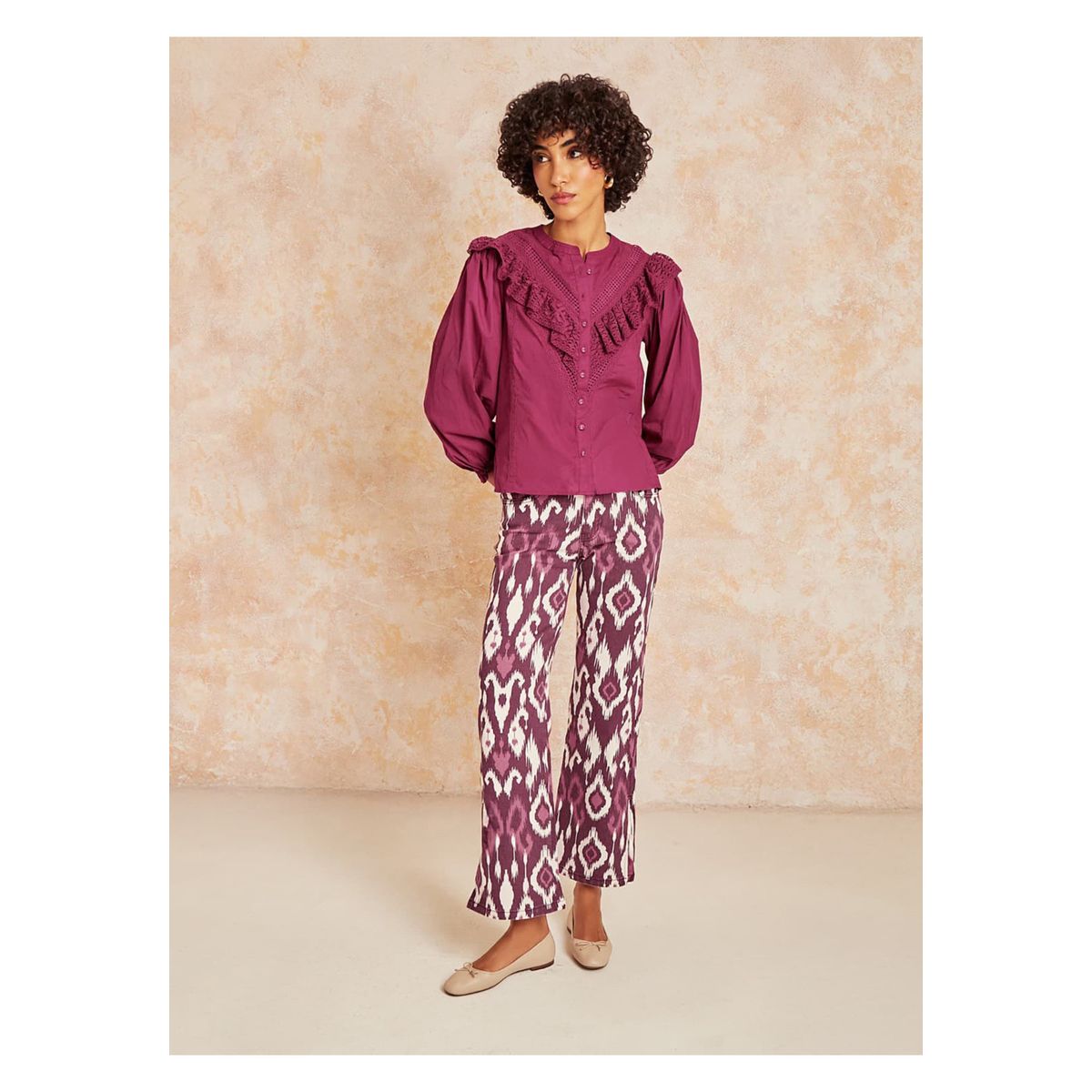 LOUNGE - Pantalón Boho Estampado LOUNGE