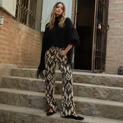 LOUNGE - Pantalón Boho Estampado