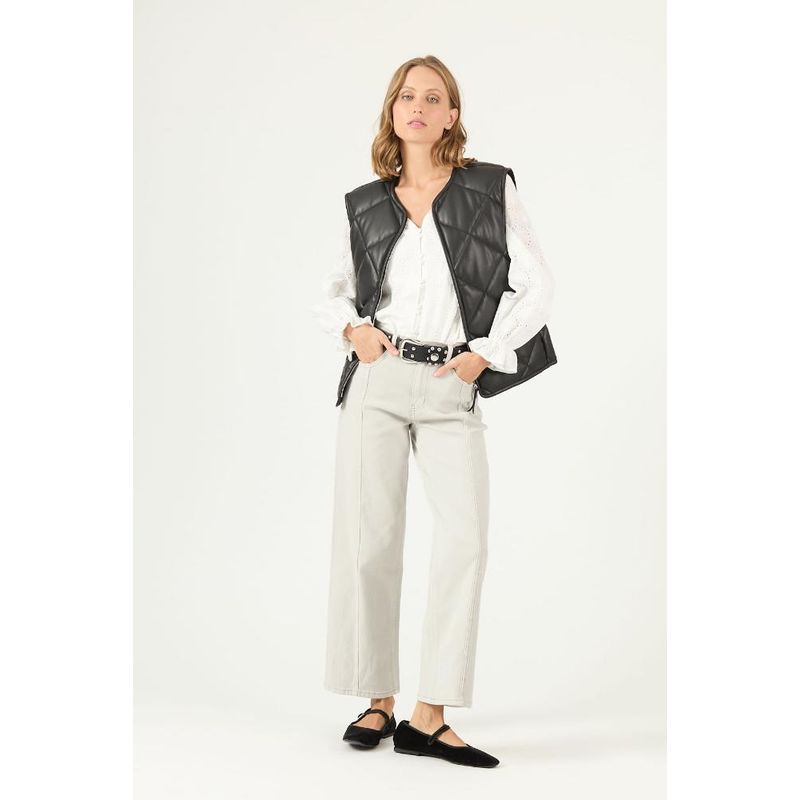 PRIVILEGE - Chaqueta negra PRIVILEGE 2334 - Negro