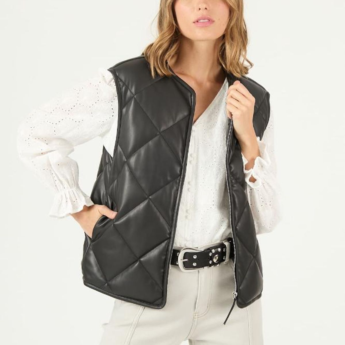 PRIVILEGE - Chaqueta negra PRIVILEGE 2334