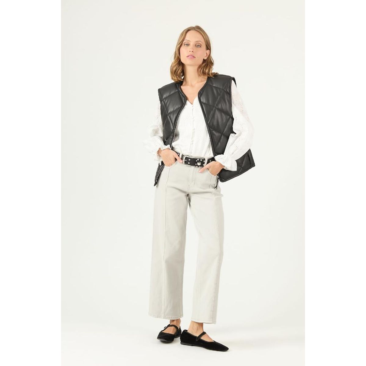 PRIVILEGE - Chaqueta negra PRIVILEGE 2334