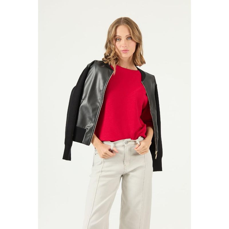 PRIVILEGE - Chaqueta negra PRIVILEGE 2118 - Negro