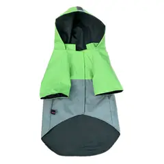 MASCOTACHIC - Impermeable Gris Verde talla L