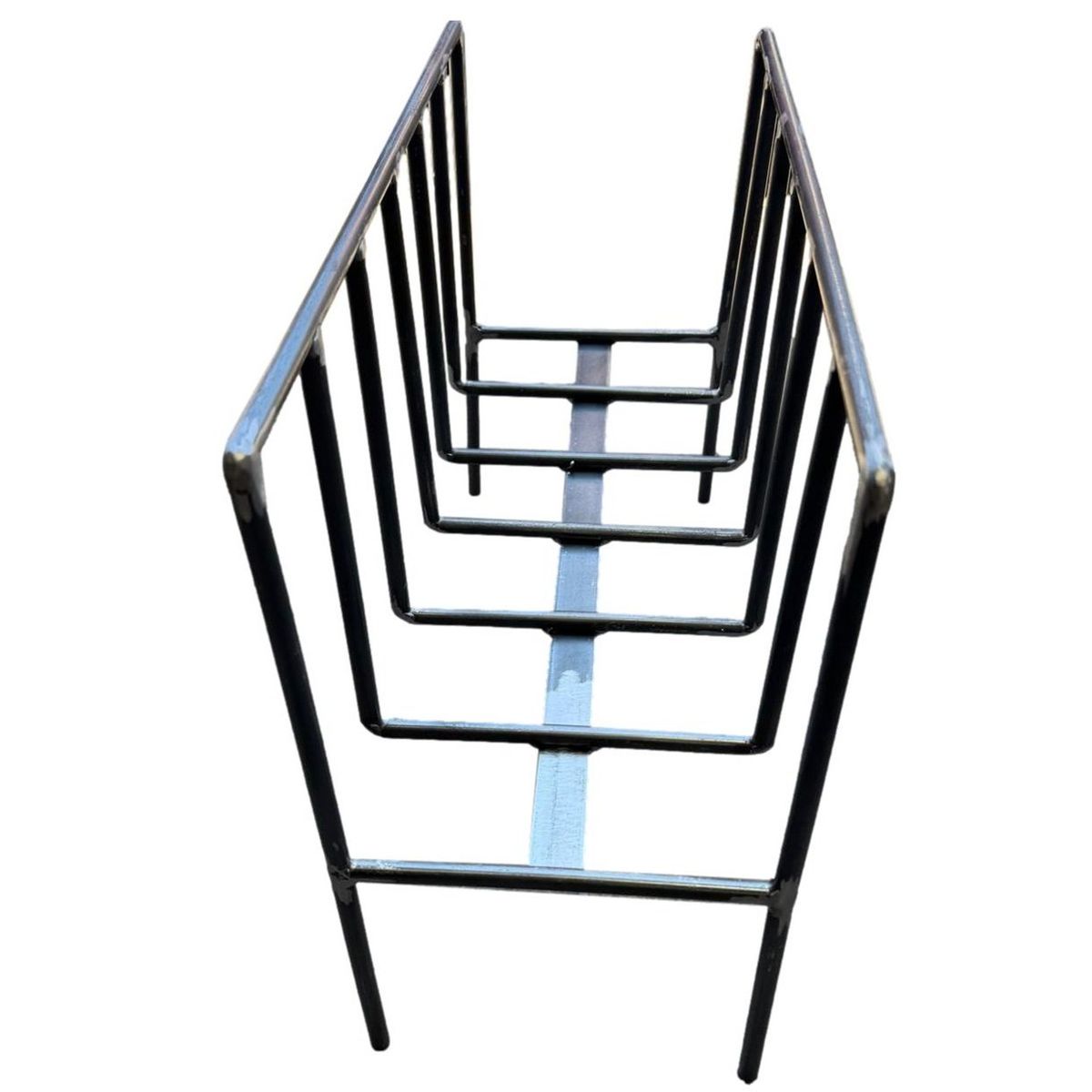 KAS - Leñero para Parrillas Quincho o Brasero tipo Canasto (48 x 23 x 30cm)