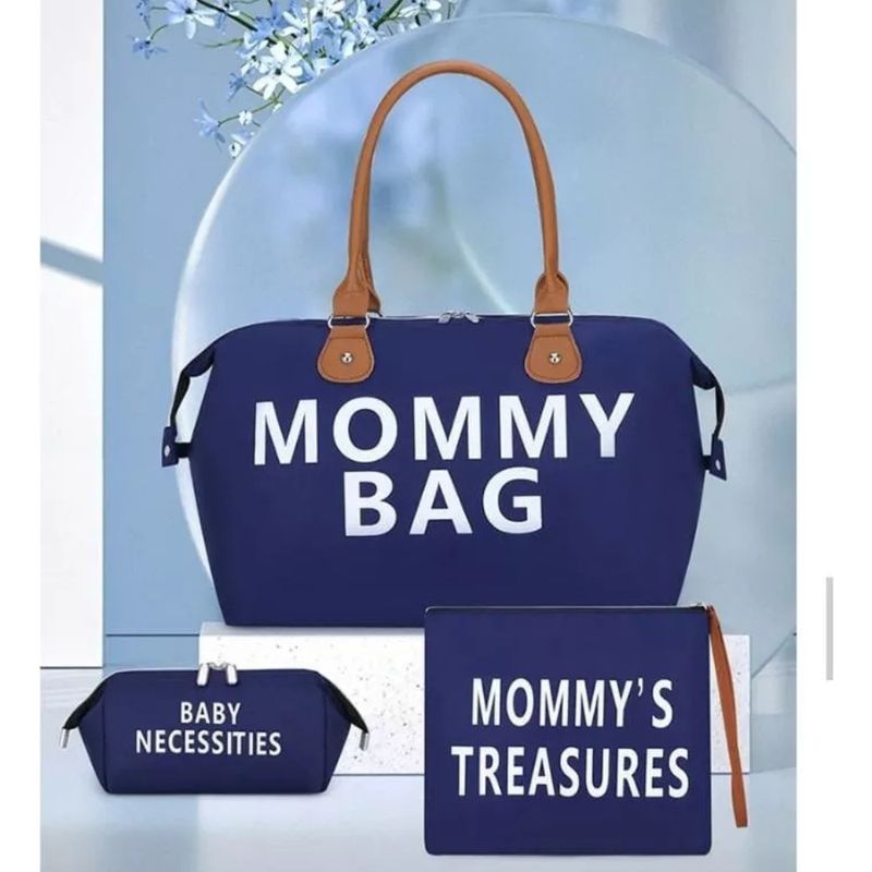 ELEPHANT - Bolso mochila maternal para bebé mommy bag azul