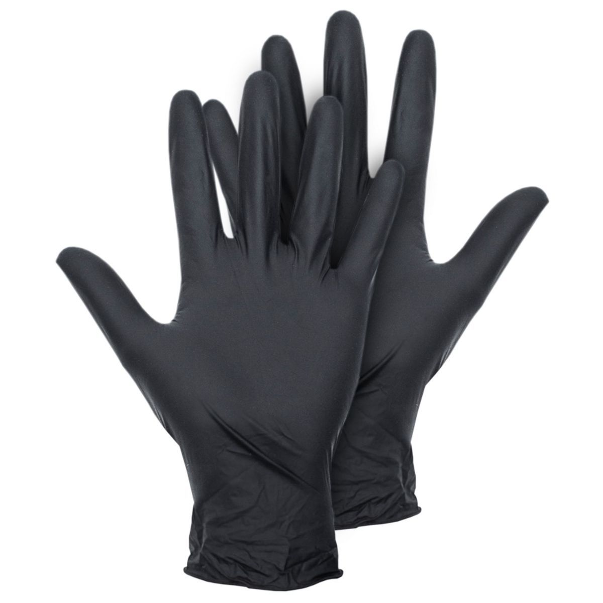 MONTANA - Guantes De Latex Negros Montana Talla M Caja 100 Unidades