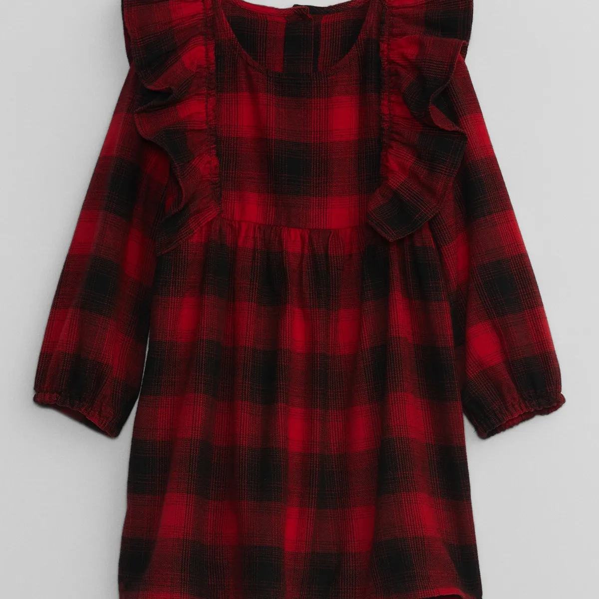GAP - Vestido GAP Ruffle Toddler Niña Rojo