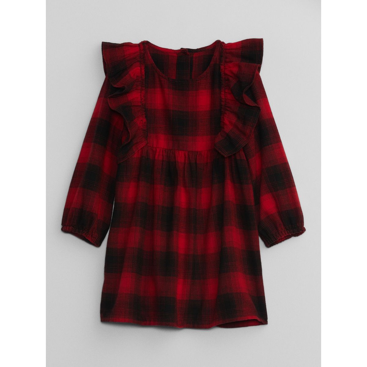 GAP - Vestido Niña Ruffle Rojo