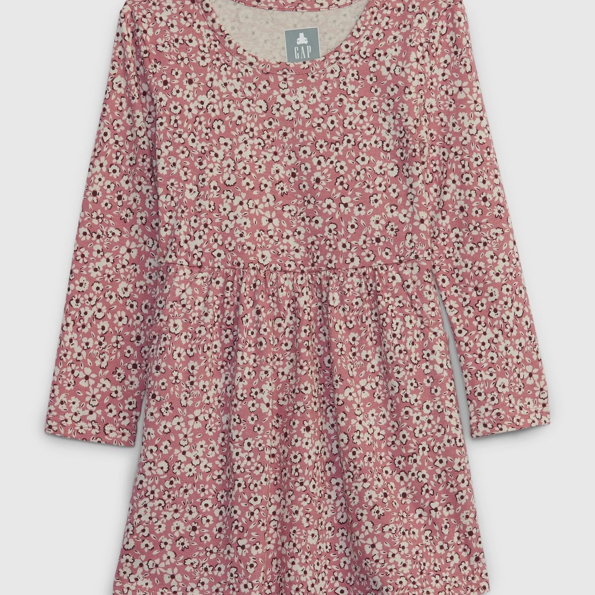 GAP - Vestido Niña Print Skater Rosa