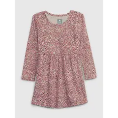 GAP - Vestido Niña Print Skater Rosa