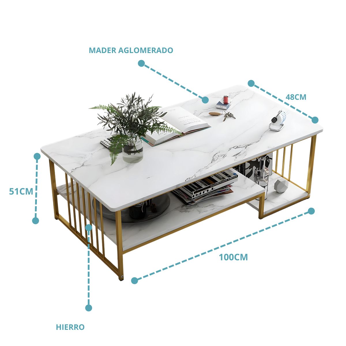 GENERICO - Rack Para Tv O Mesa De Centro Modelo Exclusivo