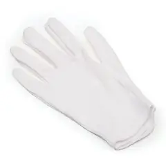 GENERICO - Guantes 100% Algodón Blanco Grandes Lineco 4 Unidades