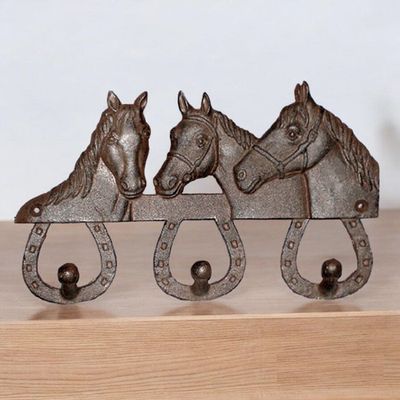 Imagen 2 del producto Perchero de pared diseño caballos
