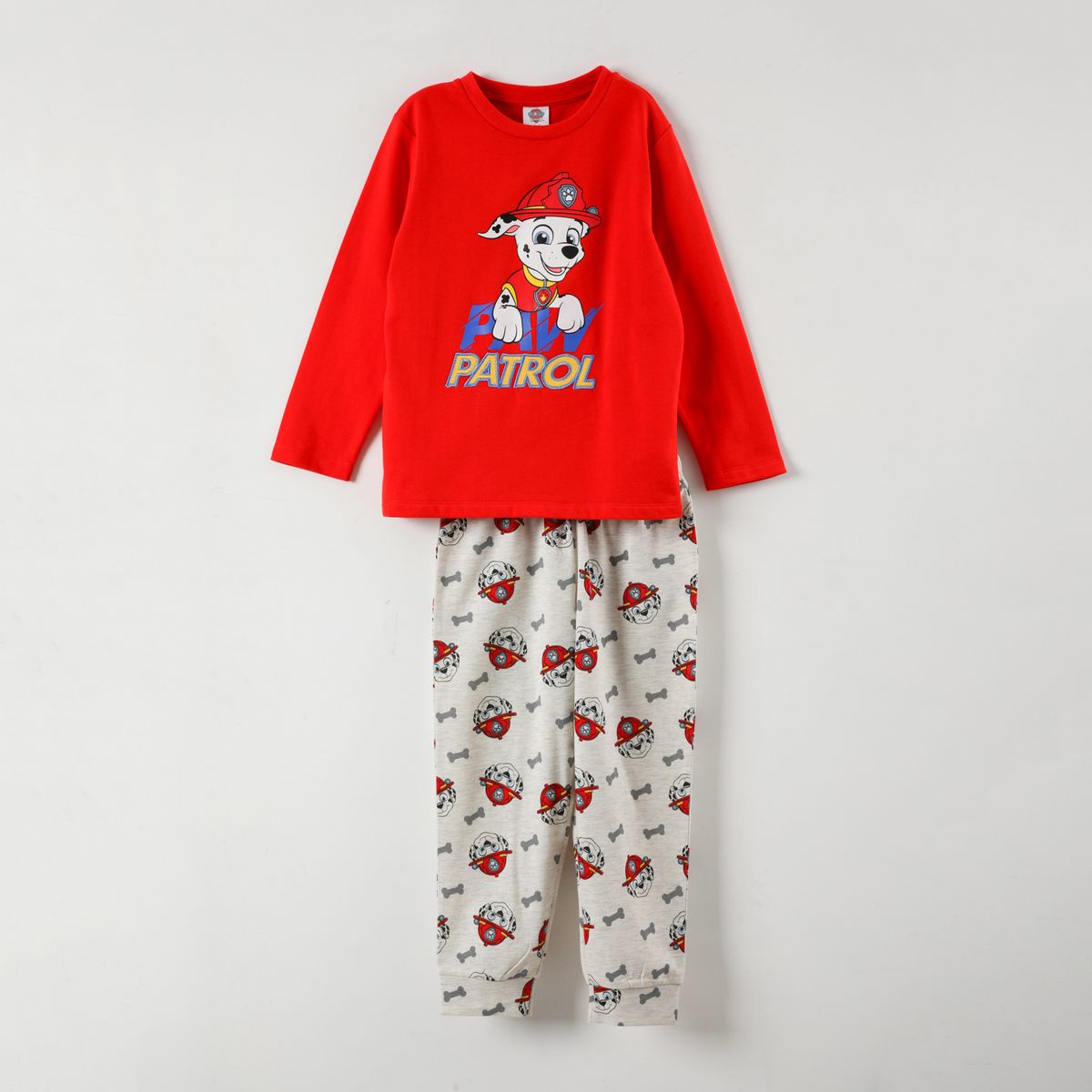 PAW PATROL - Conjunto Pijama Niño Bombero Rojo Paw Patrol