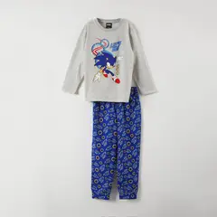 SONIC - Conjunto Pijama Niño Lets Go! Azul