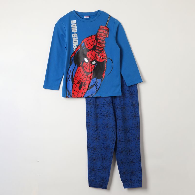 MARVEL - Pijama Enterizo Spider-Man con Capucha - Niños 2-8 Años