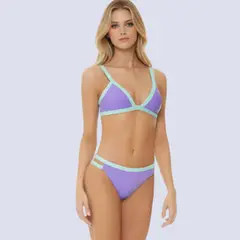CHAMELA - BIKINI ECO TRIANGULO LILA MUJER 41765