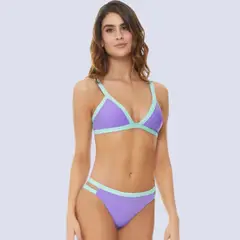 CHAMELA - BIKINI ECO TRIANGULO LILA MUJER OUTLET 41765L