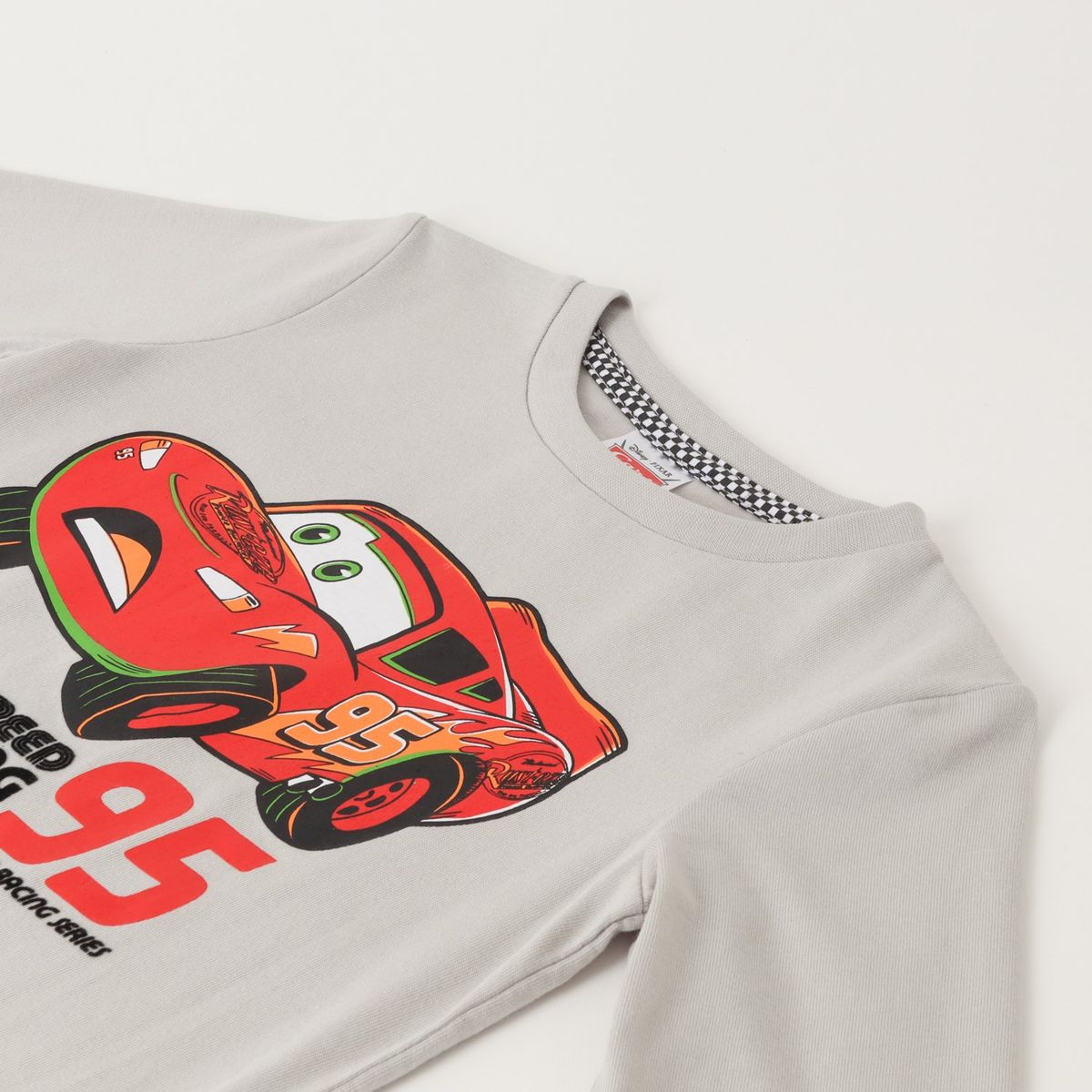 DISNEY - Polera Manga Larga Niño Cars Piston Cup Beige Disney