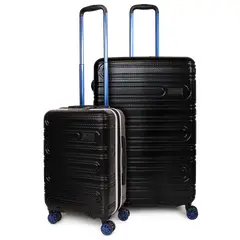 PENGUIN - Pack 2 maletas S+L Mallorca negra 10y23kg