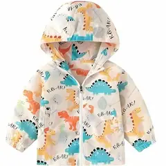 KIBOU - Chaqueta Cortaviento Impermeable Niños Unisex