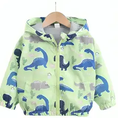 KIBOU - Chaqueta Cortaviento Impermeable Niños Unisex